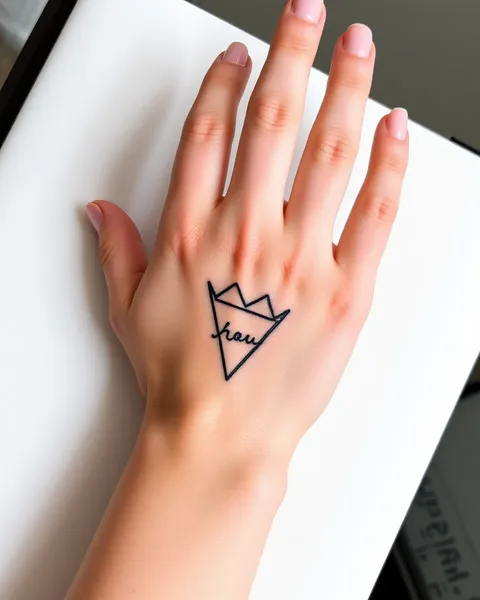 Tatouages de main mignonne : Conception simple mais signifiante