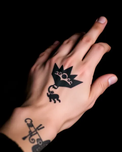 Tatouages de mains colorés pour une expression vibrante