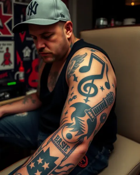 Tatouages de musique pour les garçons : symbolisme et signification culturelle