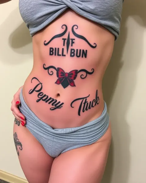 Tatouages de tummy tuck pour un art corporel unique