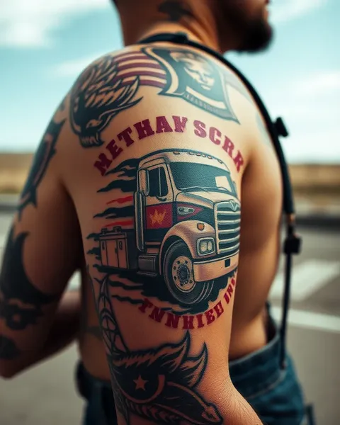 Tatouages pour les camionneurs : un moyen d'exprimer leur individualité