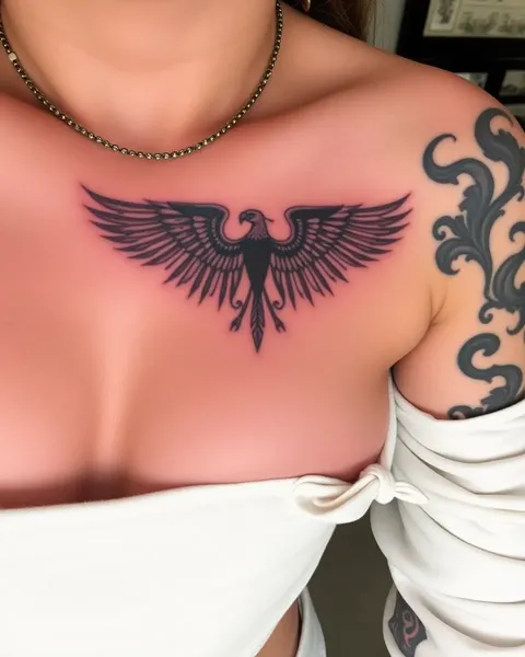 Tatouages sternum détaillés pour les audacieux à la mode