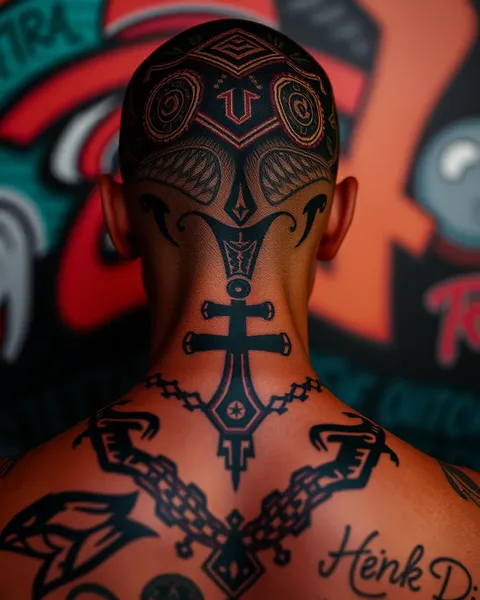 Tatouages sur la peau sombre à Seattle's West