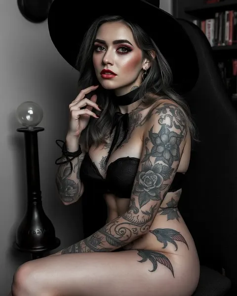 Tatouages witchy : une forme d'expression spirituelle