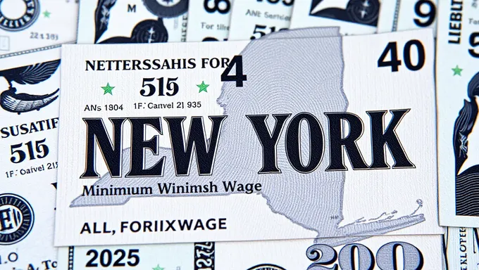 Taux de Salaire Minimum de New York 2025 Announced