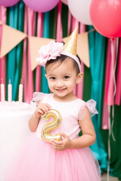 Thèmes de fête pour le 2e anniversaire d'une petite fille