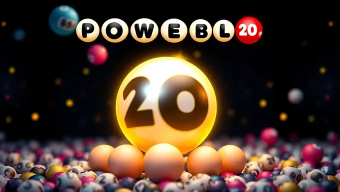 Tirage du Powerball du 20 avril 2025 tenu la nuit