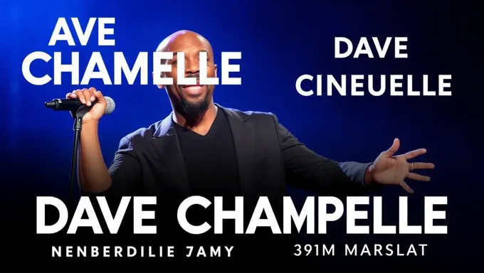 Tournée de Dave Chappelle 2025 Annoucée pour la Saison à Venir