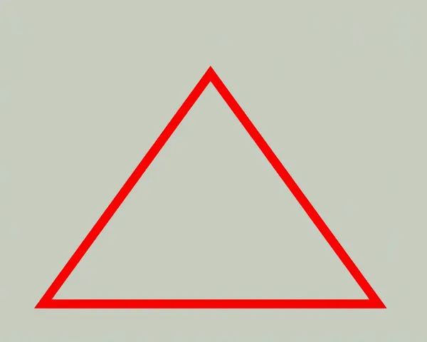 Triangle droit rouge : graphismes PNG trouvés