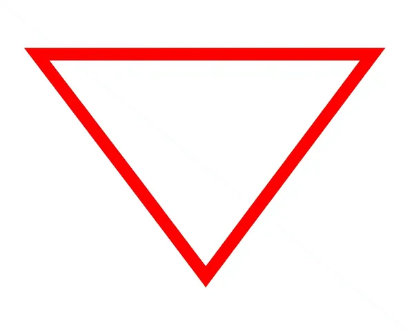 Triangle rouge à angle droit fichier PNG requis