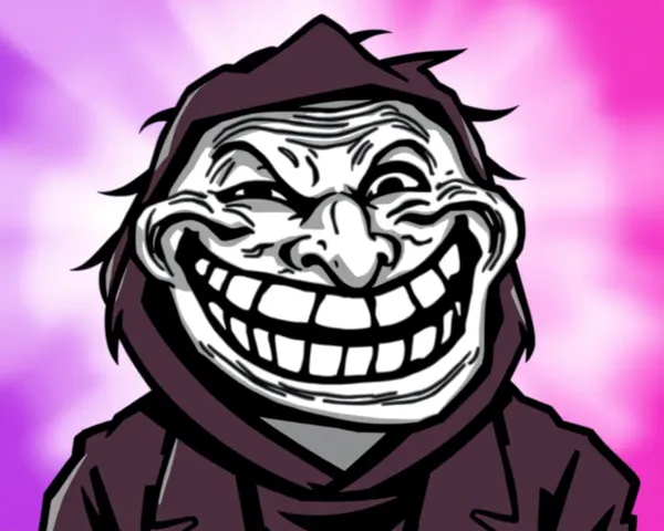 Trollface PNG : icône de l'humour édité de l'humour internet