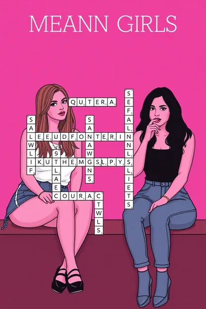 Trouvez la solution du puzzle croisé du chanson des Filles méchantes