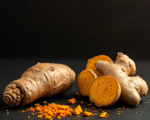 Turmeric et Gingembre Fichier Format PNG