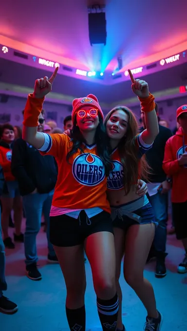 Un Supporter des Oilers Révèle ses Seins en Public dans un Incident de Flashing