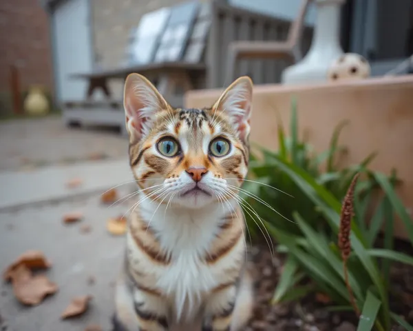 Un chat prenant une photo : photographie feline pour s'amuser