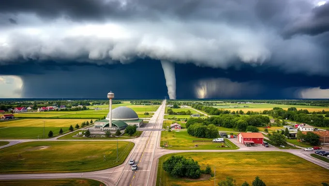 Un tornade frappe Omaha en 2025, destruction massive