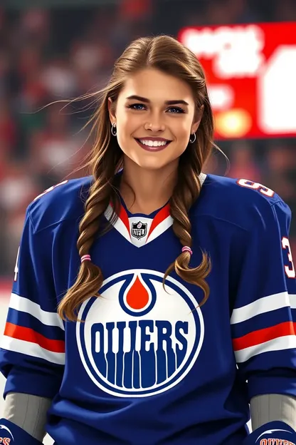 Une combinaison unique d'Oilers Girl Gif