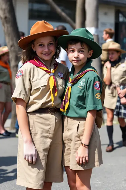 Uniforme des scouts filles : code uniforme des scouts filles