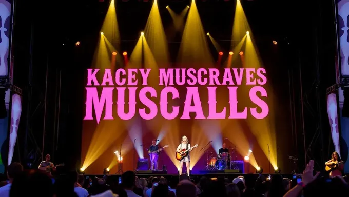 Vente de marchandises et précommande du tourné de Kacey Musgraves 2025