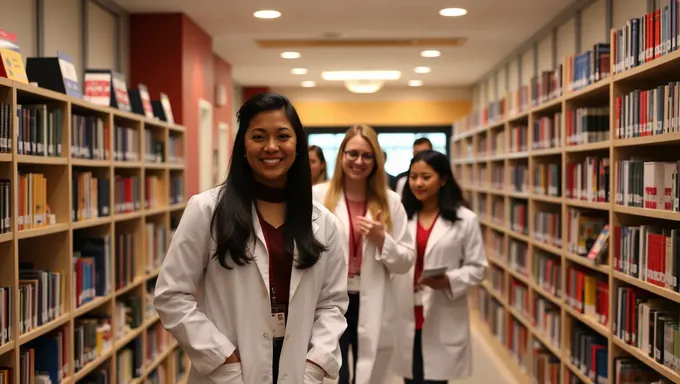 Veste blanche 2025 à l'École de pharmacie de l'Université du Sud de la Caroline