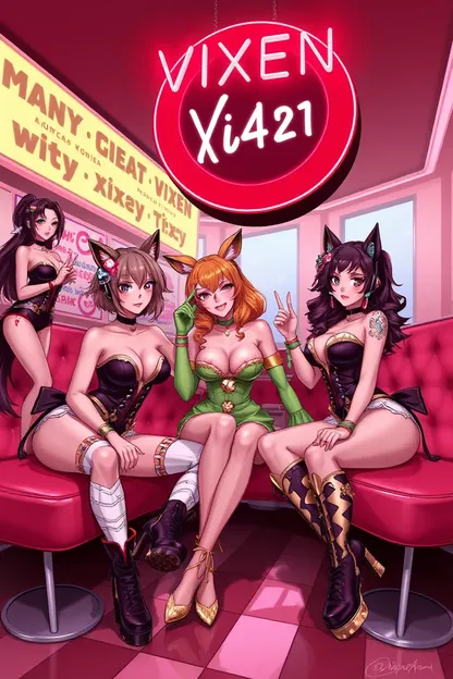 Vixen Fille : Groupe mystérieux de femmes