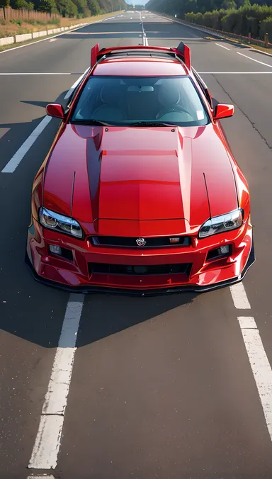 Voiture Nissan Skyline GTR R34 Conception