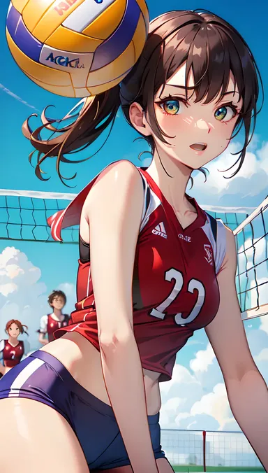 Volley-ball hentai : un désir interdit