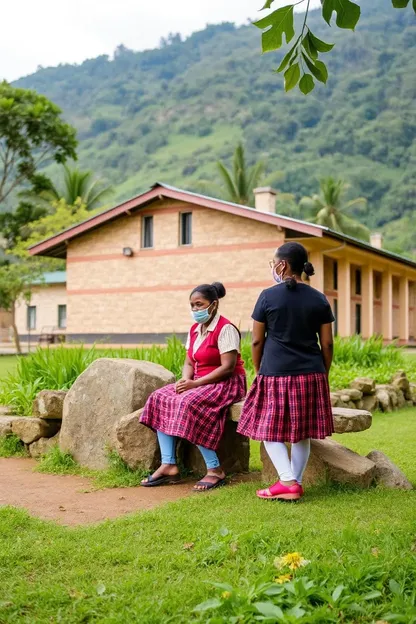 Vue d'ensemble de l'école de pension Antsahamanitra pour filles