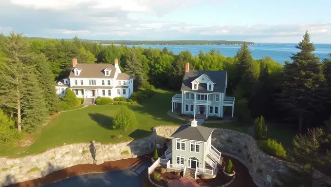 Vue d'ensemble des résidences de célébrités de l'île de Mackinac en 2025