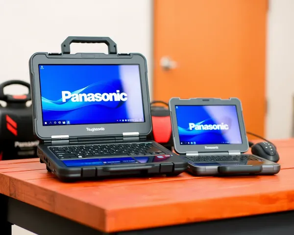 Vue d'ensemble du Toughbook Panasonic