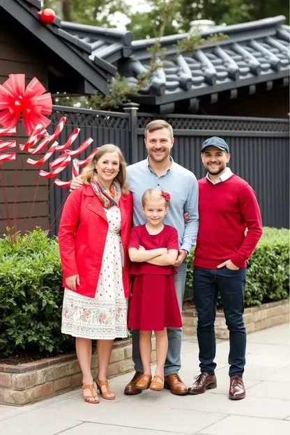 Vêtements de jour pour des photos de famille