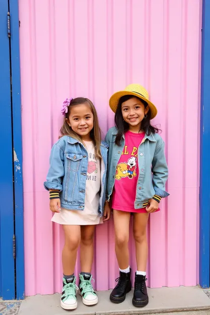 Vêtements pour jeunes filles à la mode pour les amis