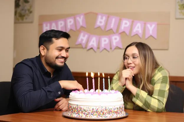 Vœux d'Anniversaire à Mon Cousin Heureux Image