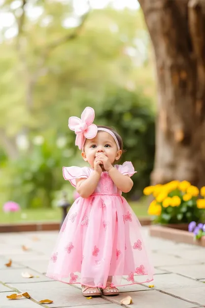 Vœux de bébé fille pour une enfance chérissante