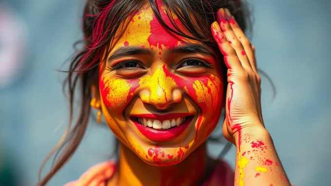 Vœux et salutations pour la fête de Holi 2025 pour la famille