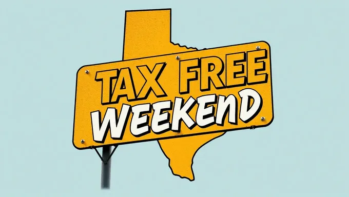 Week-end sans taxe au Texas 2025 : Guide