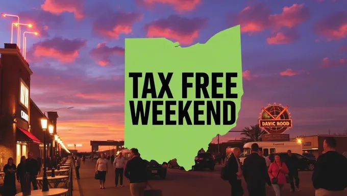 Week-end sans taxe en Ohio 2025 : achetez et économisez