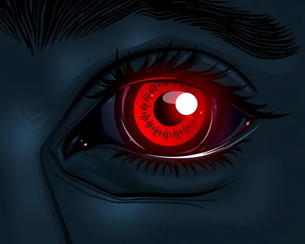 Yeux rouges en format de fichier PNG détails