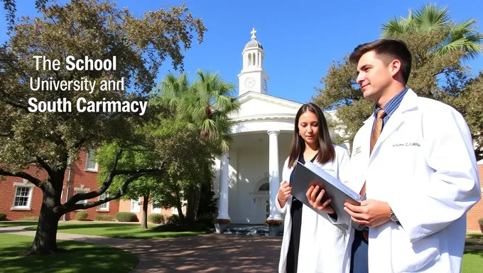 École de Pharmacie de l'Université de Caroline du Sud 2025 Manteau Blanc