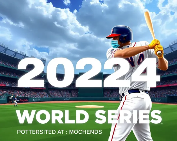 Écusson de la Série mondiale de baseball 2024 PNG