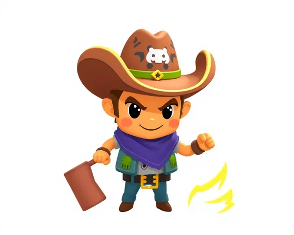 Émoji cow-boy Discord PNG image trouvée