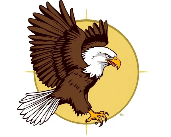 Équipe de design graphique des aigles PNG fichier de logo