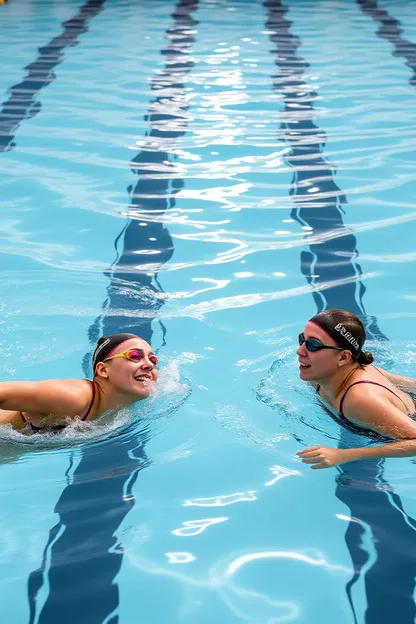 Équipe de natation des filles : Favoriser la confiance et l'estime de soi