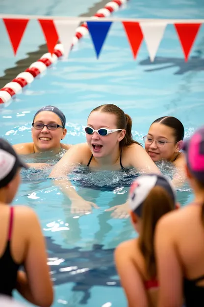 Équipe de natation du lycée pour filles de premier cycle