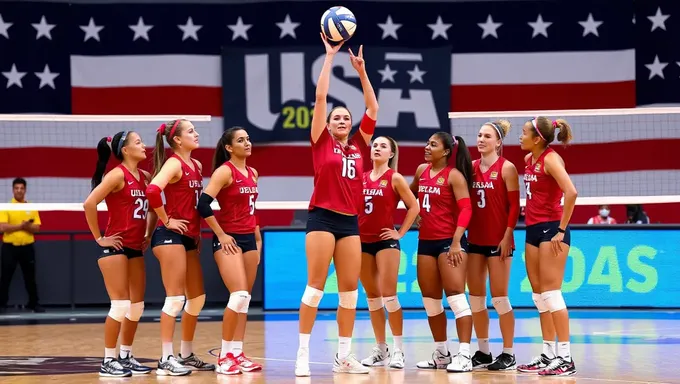 Équipe de volley-ball féminine des États-Unis 2025 Officielle