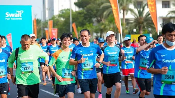 Événement de marathon chaud Pocari Sweat Run au Viêt Nam 2025