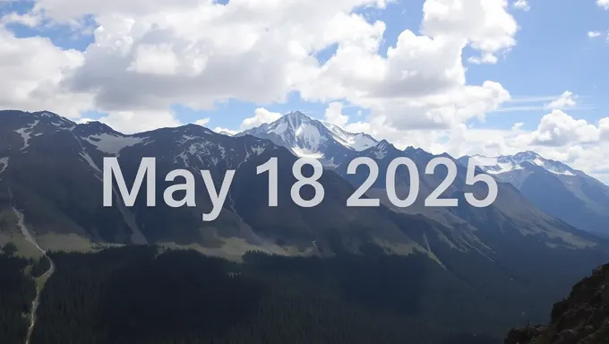 Événement notable du 18 mai 2025