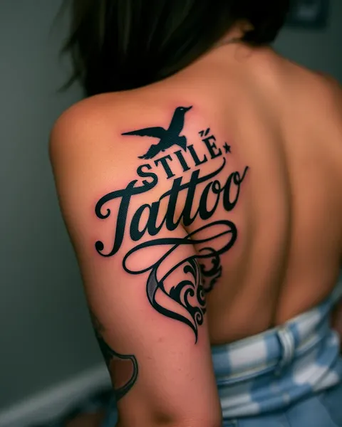 **Arial Bold Tattoo: Daring and Dazzling Artwork**