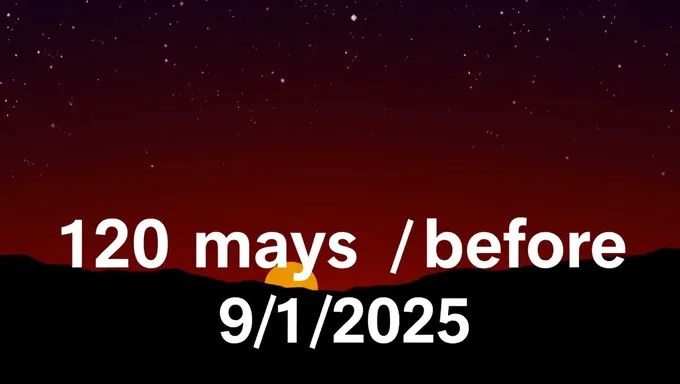 120 Days Left Before 9/1/2025: The Wait Begins