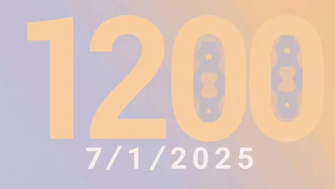 120 Days to Go Until 7/12/2025 Deadline